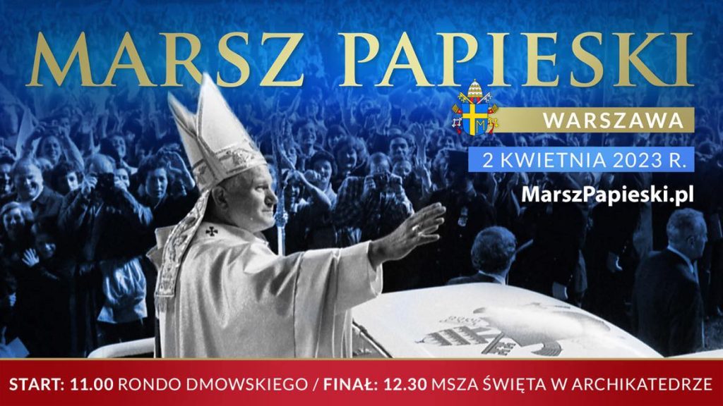 marsz papieski banner